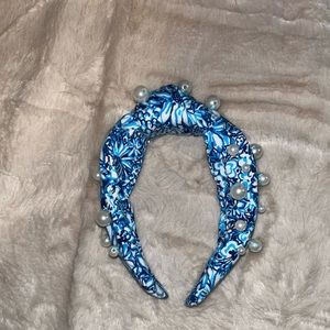Lilly Pulitzer (non-authentic) topknot headband
